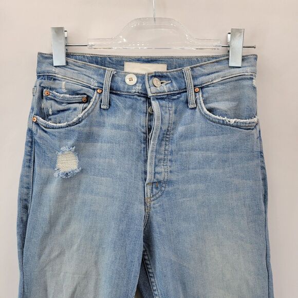 Mother Superior Jeans Womens 26 The Tomcat Confession Distressed Cropped USA - Picture 4 of 16